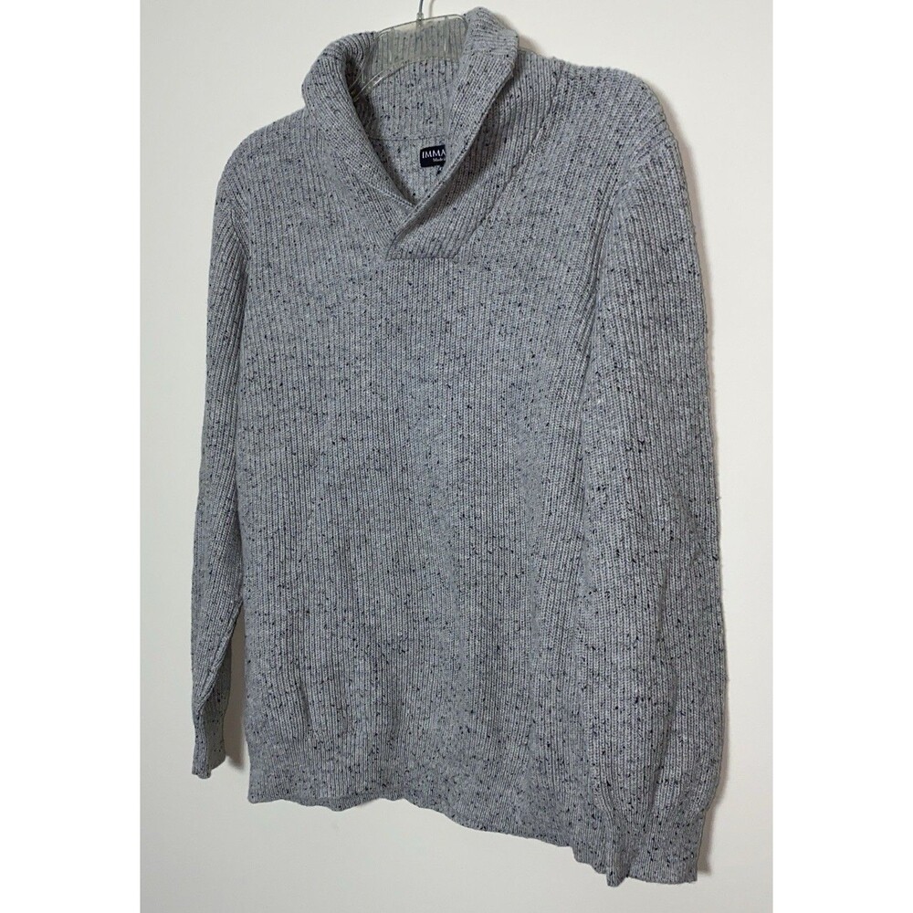 Immagini Sweater Fisherman Shawl Pullover Long Sleeve Mens XXL